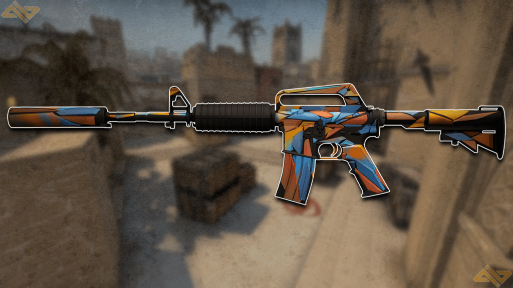A photo of the cheap CS:GO skin, M4A1-S Leaded Glass.