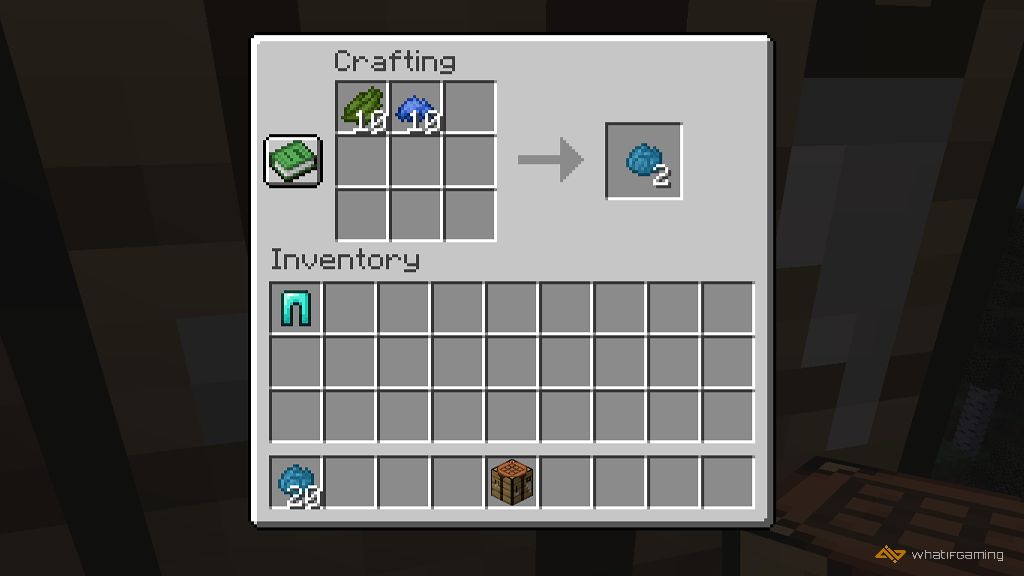 Cyan Dye Recipe Minecraft