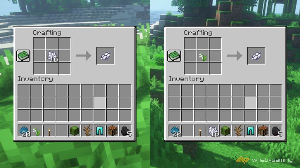 Make White Dye in Minecraft