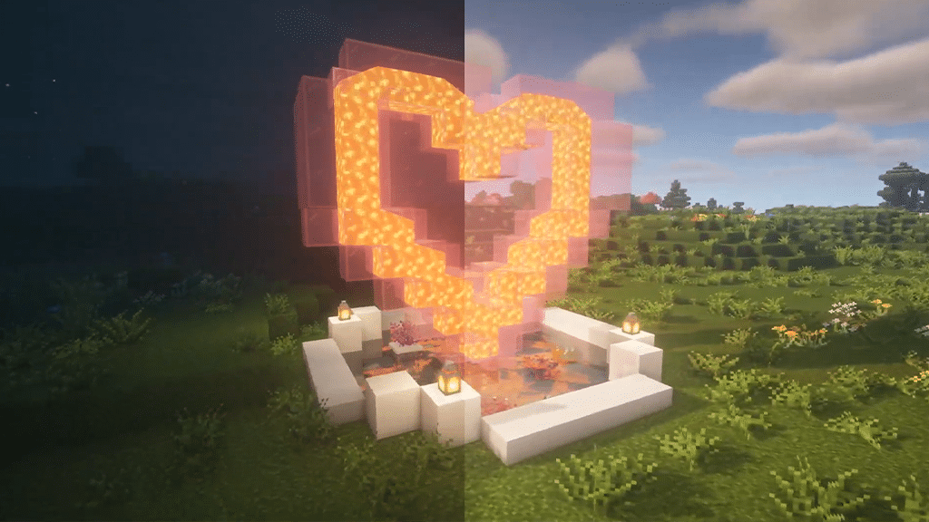 Heart Lava Fountain