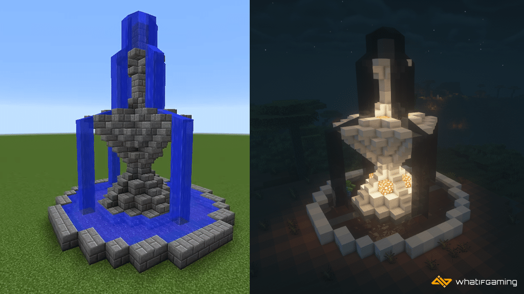 Minecraft Stone Fountain Ideas