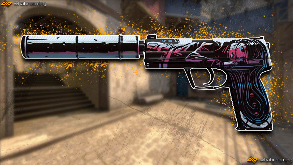 A photo of USP-S Neo-Noir skin in CS:GO.