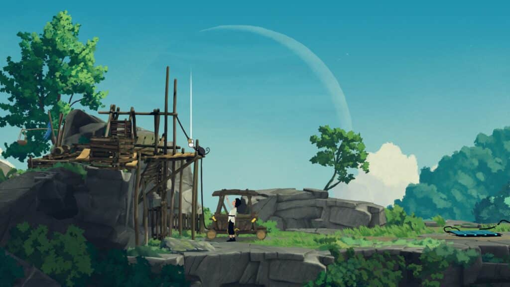 Planet of Lana Screenshot featuring a puzzle