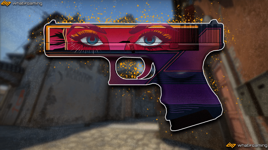 A photo of the best Glock skin in CS:GO the Vogue.