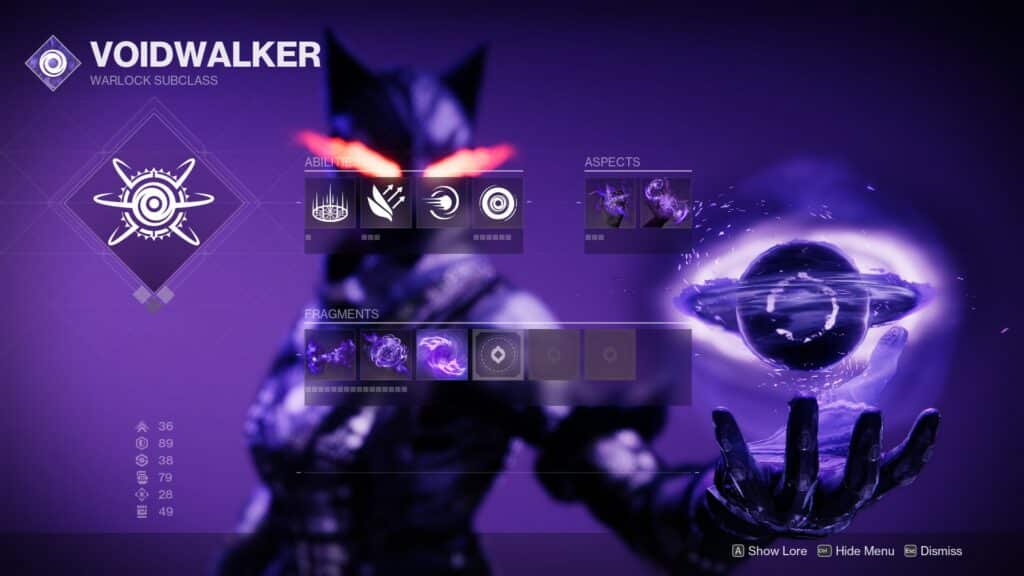 Void Warlock build for regular gameplay