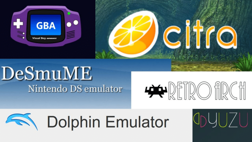 A collage of the best Pokemon emulators