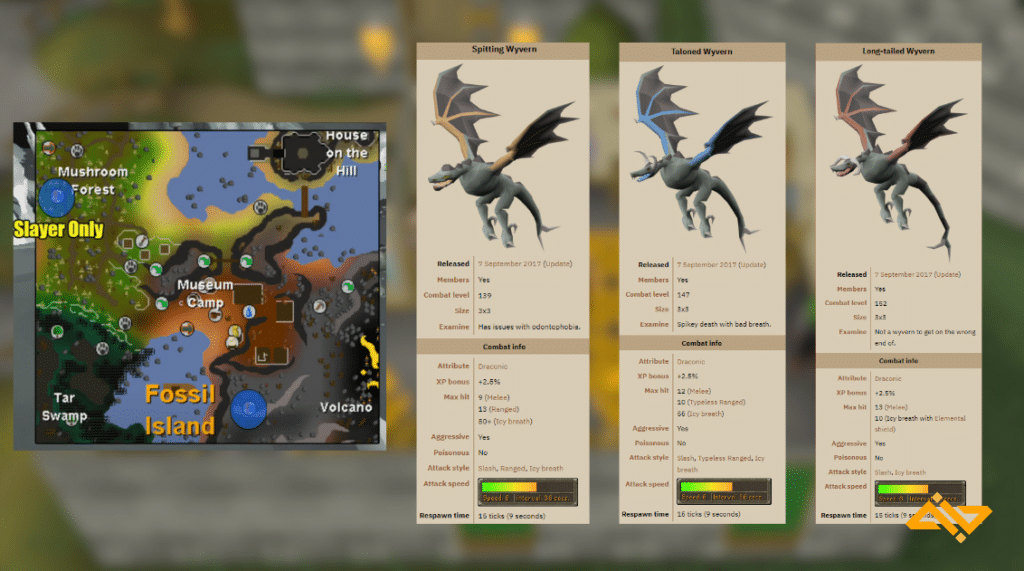 Fossil Island Wyverns: Location