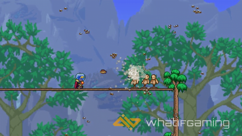 terraria beenade grenade explosion bees