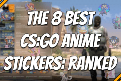 8 Best CSGO Anime Stickers, Ranked title card.