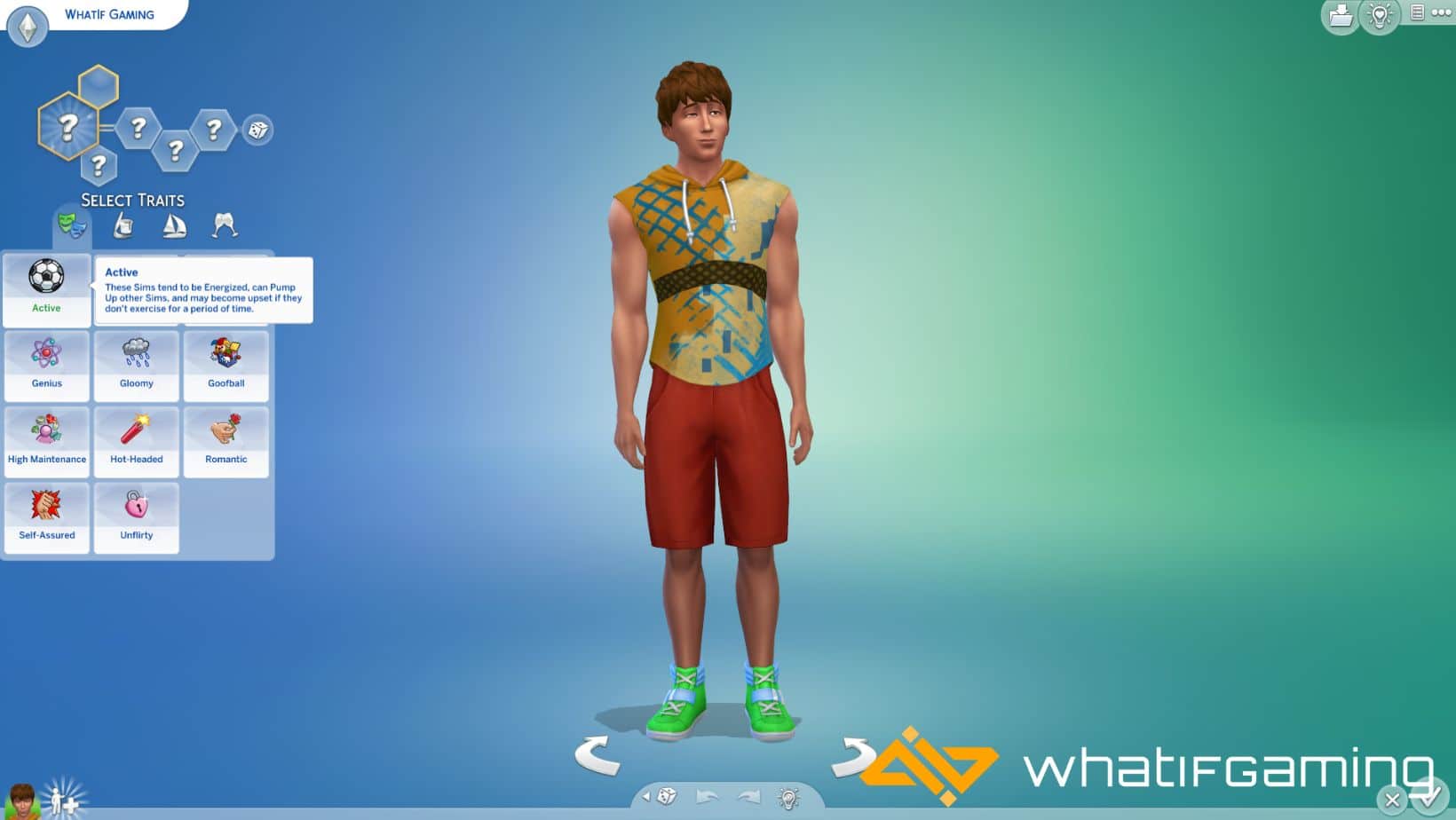 The Active trait allows your sim to get the Energized Moodlet which is quite useful.