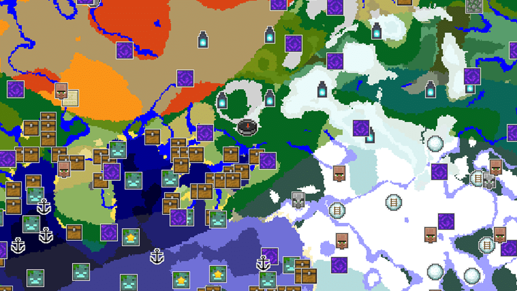 Multi-Biome Survival Seed Map