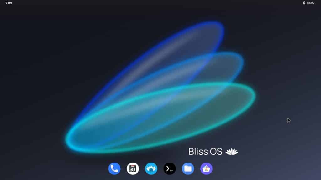 Bliss OS, an x86 Android operating system.
