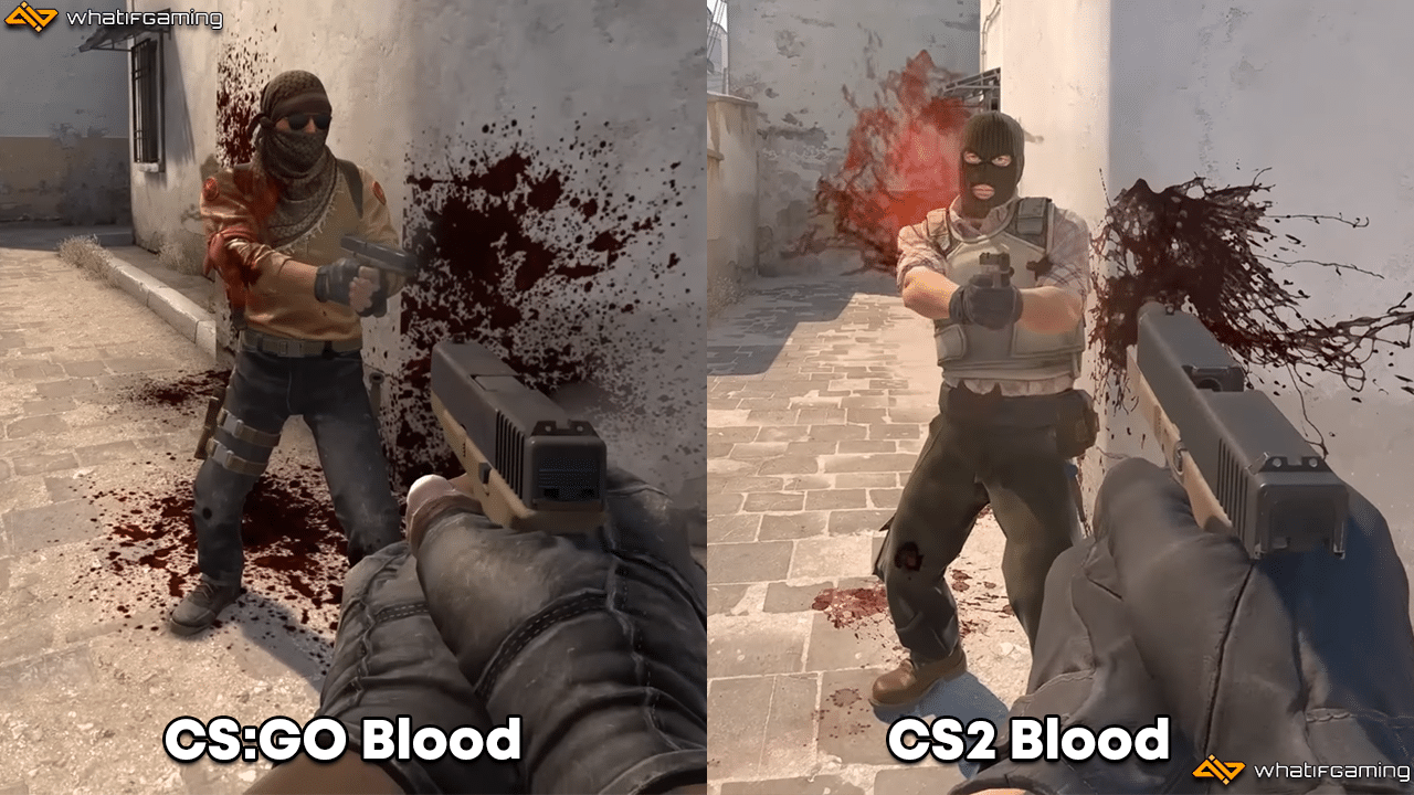 Blood comparison.