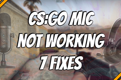 CSGO Mic Not Working 7 Fixes title card.