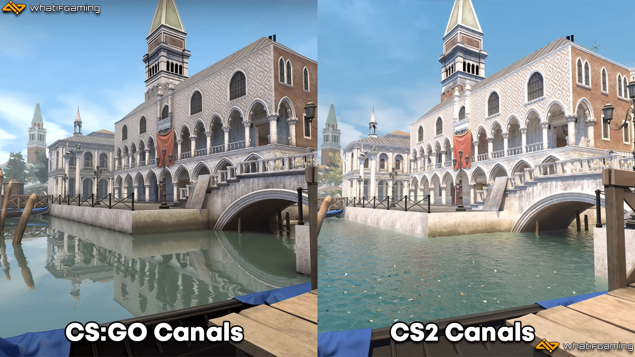 Canals CS:GO vs Counter-Strike 2 Map comparison.