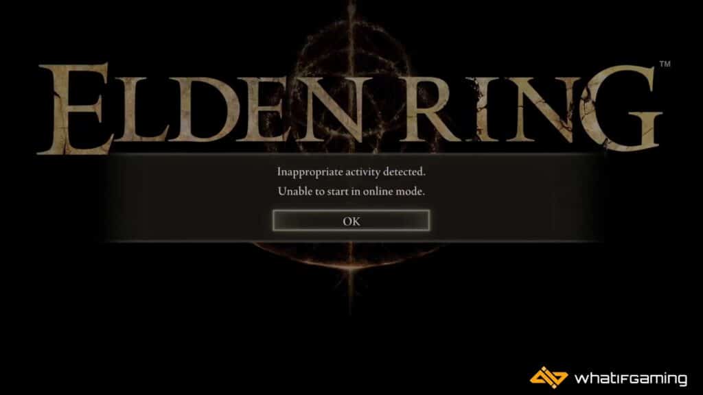 Elden Ring Unable to Start in Online Mode