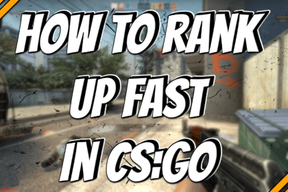 How to rank up fast in CSGO title card.