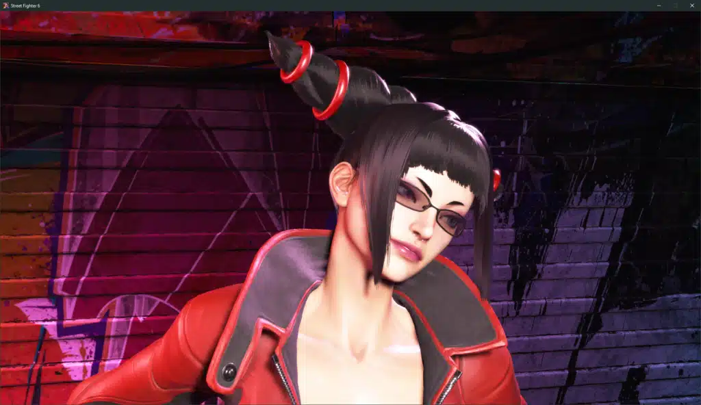 Juri with glasses with mod installed