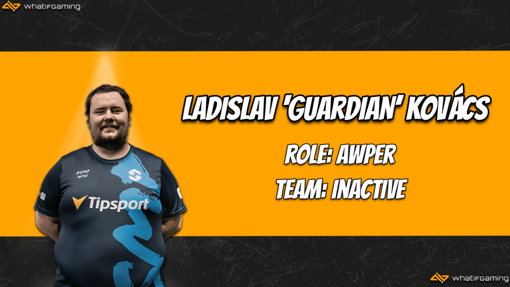 A photo of GuardiaN, one of the best CS:GO players.