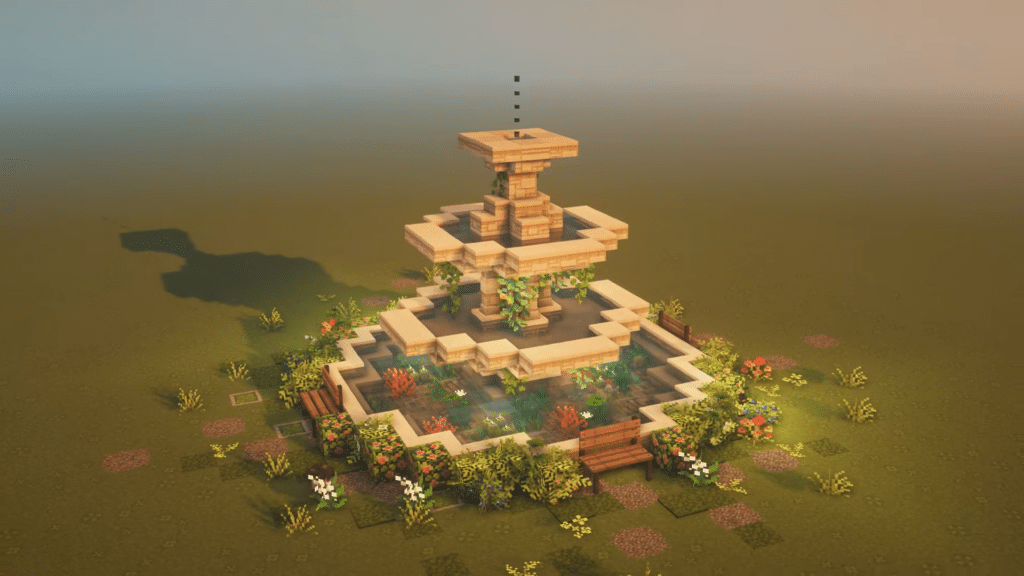 Sandstone Tier Fountain