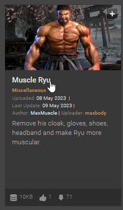 Muscle Ryu Mod
