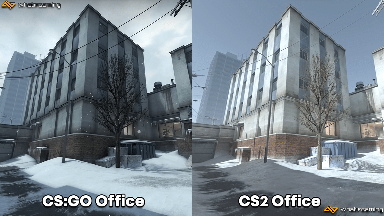 Office CS:GO vs Counter-Strike 2 Map Comparison.