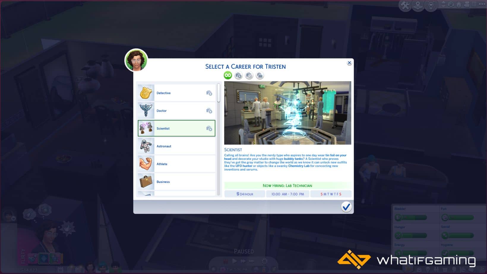 Choosing the Scientist career will allow your sim to have a higher chance of abduction.