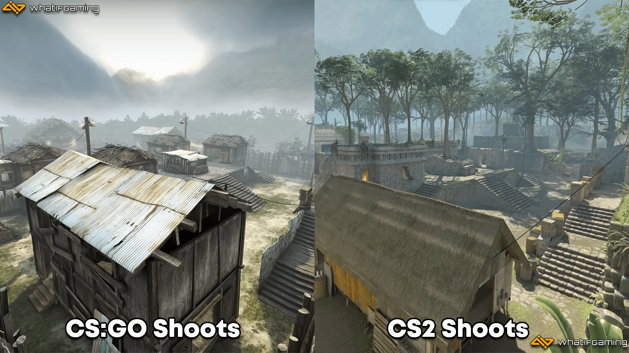 Shoots Map CS:GO vs Counter-Strike 2 Comparison.
