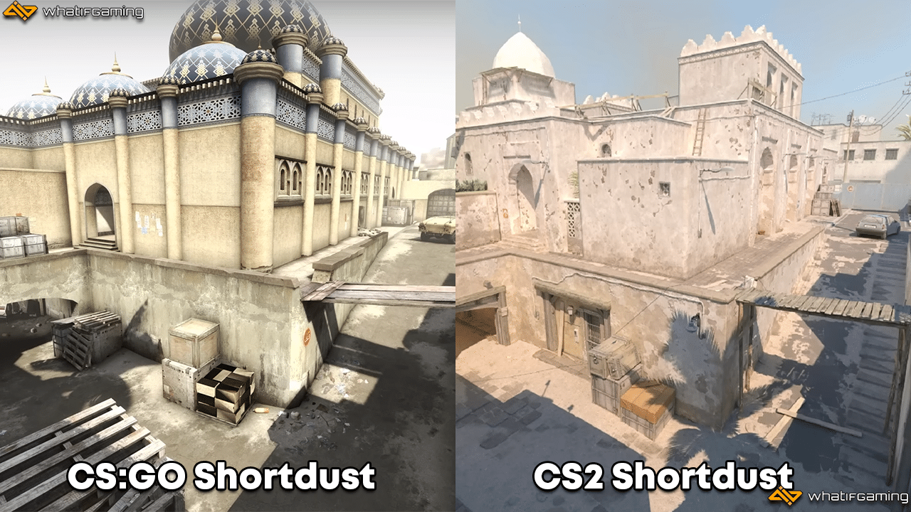 Shortdust map comparison