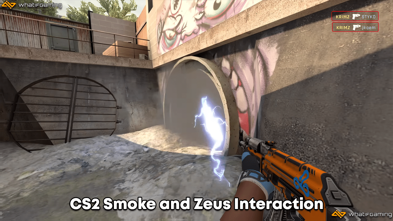 Smoke and Zeus CS2 Interaction.