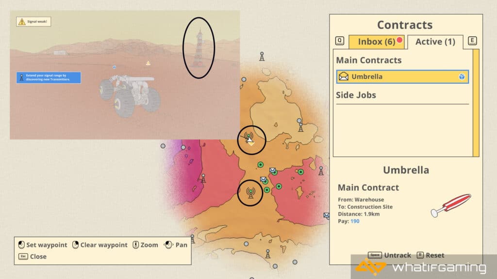 Mars First Logistics map view