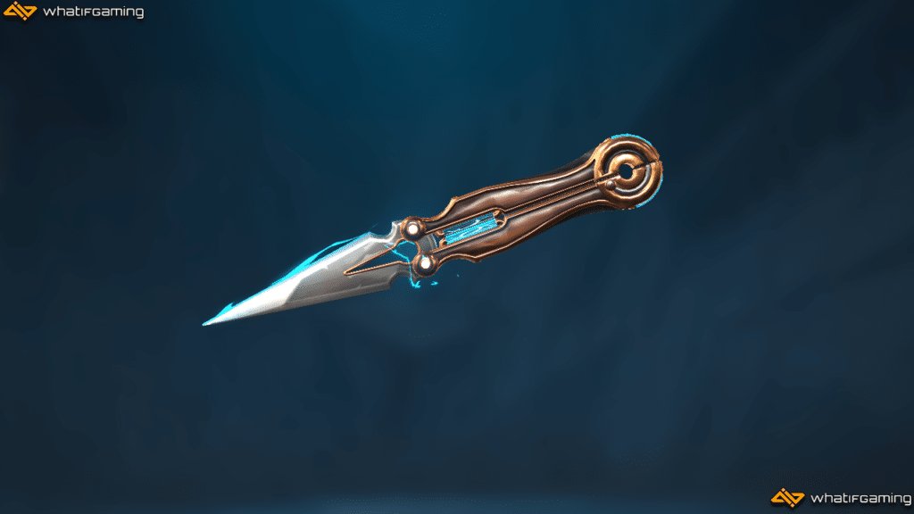 A photo of the Magepunk Sparkswitch Valorant knife skin.