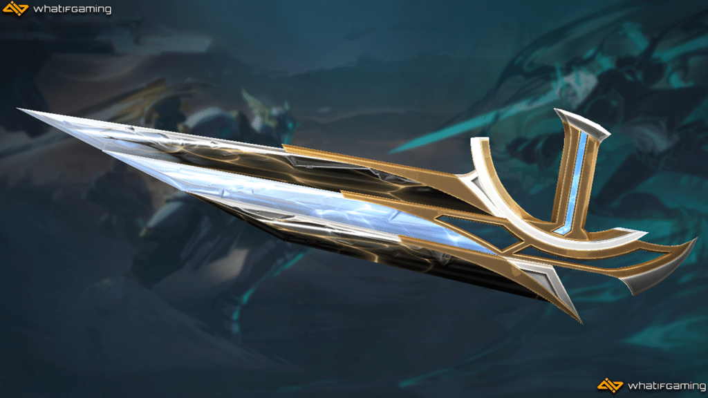 A photo of the Relic of the Sentinel Valorant knife skin.