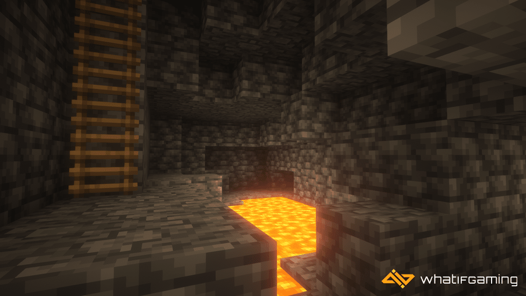 Lava Pool Deep in Overworld