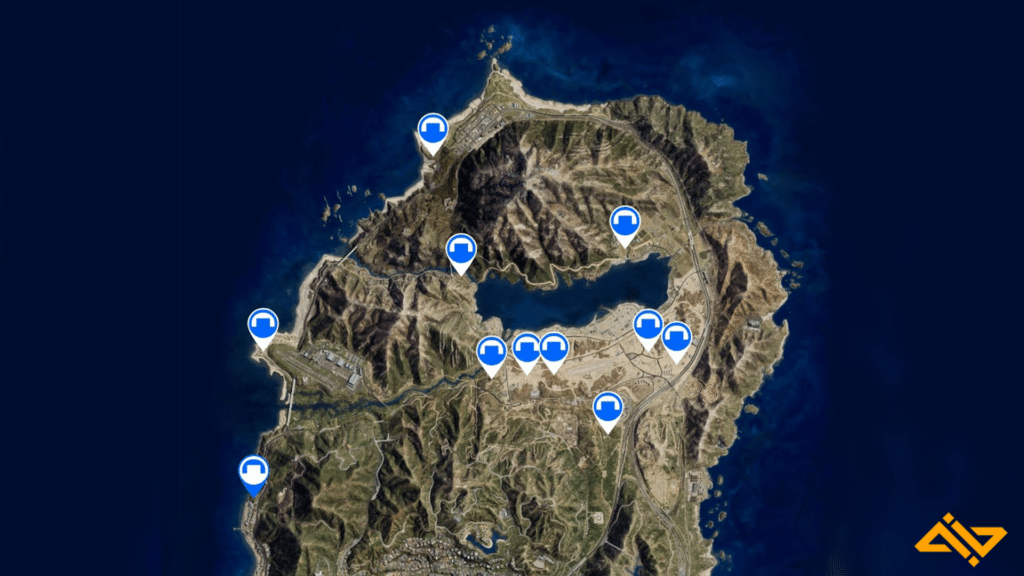 Bunker locations