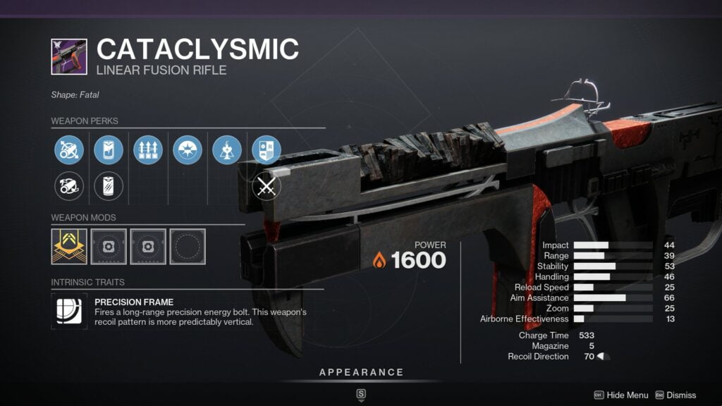 Cataclysmic Destiny 2