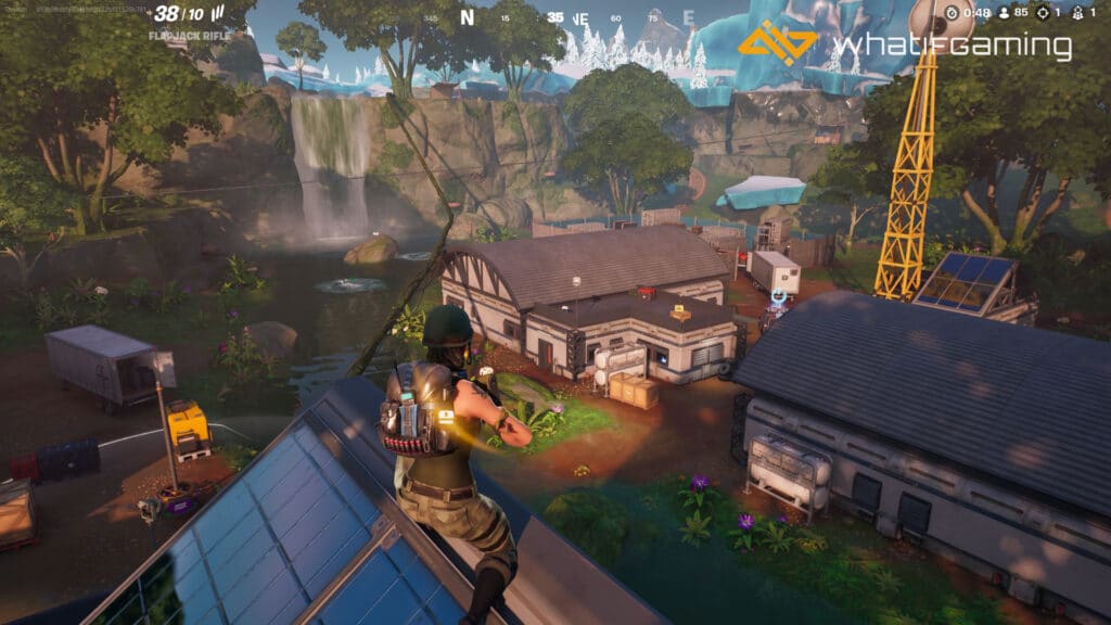 Creeky Compound Landing Spot in Fortnite 