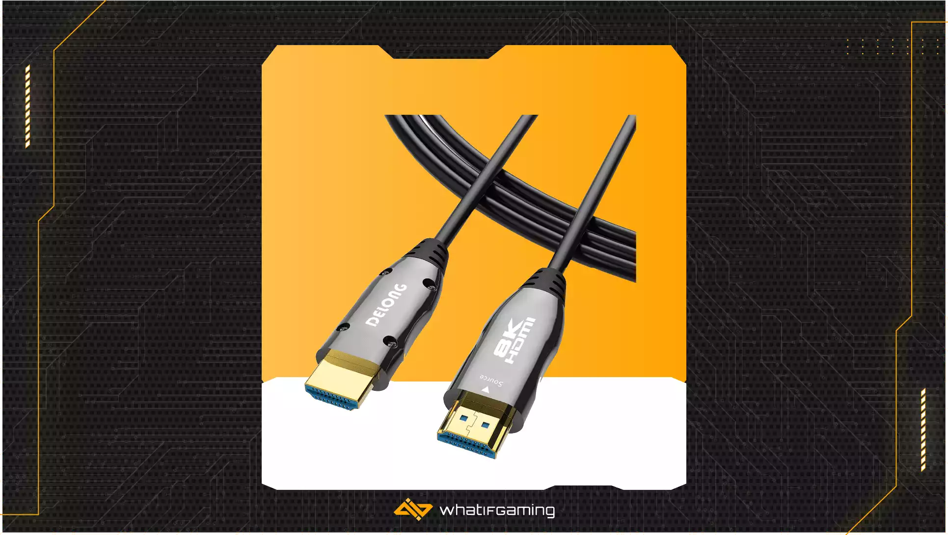 Delong HDMI 2.1 Fiber Optic Cable