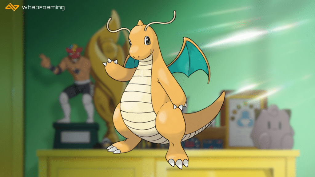 An image of a Dragonite.