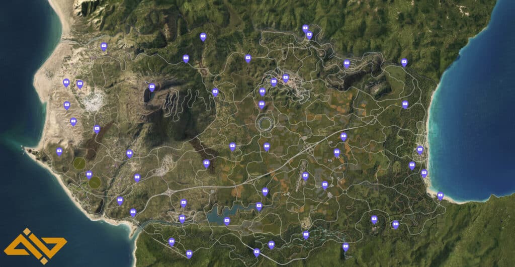 Fast Travel board locations in FH5