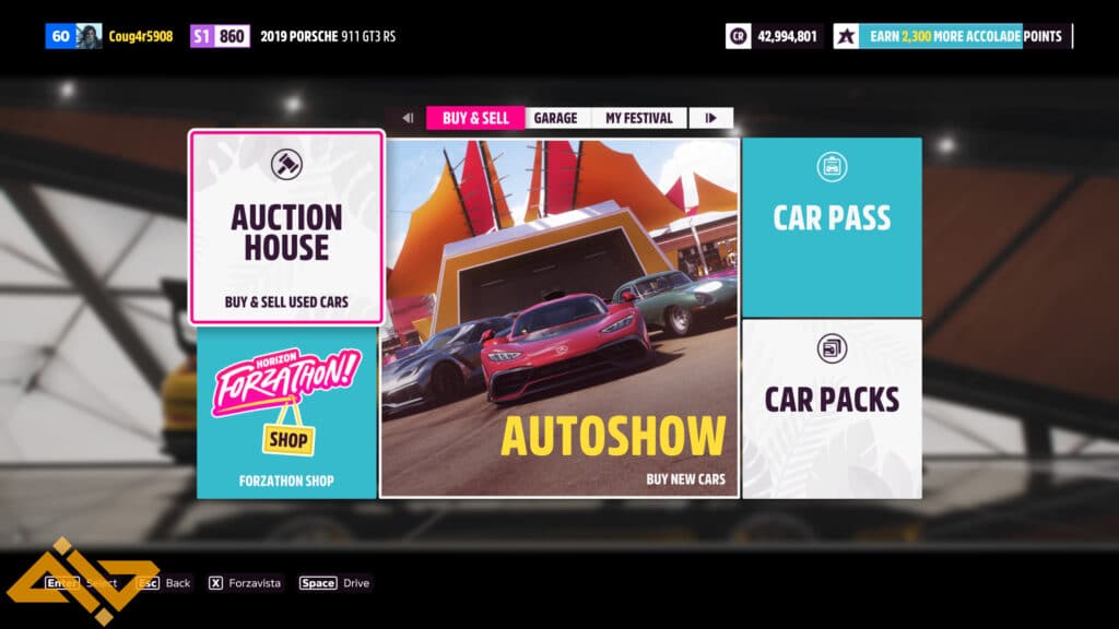 Auction House - Forza Horizon 5