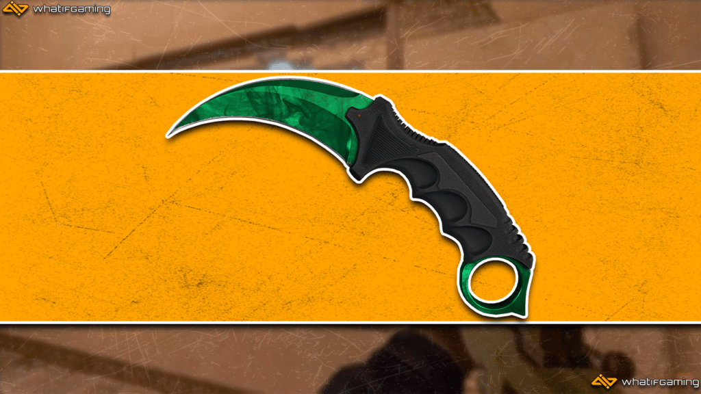 A photo of the Karambit Gamma Doppler Emerald