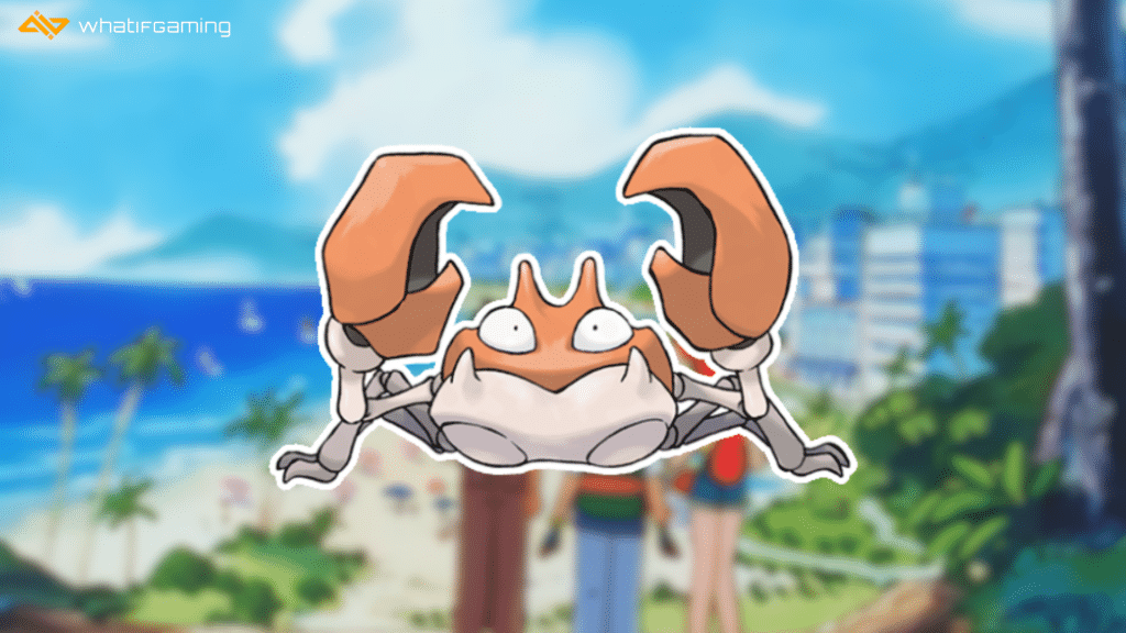An image of the Pokemon, Krabby.