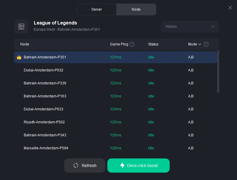 LagoFast Ping Checking