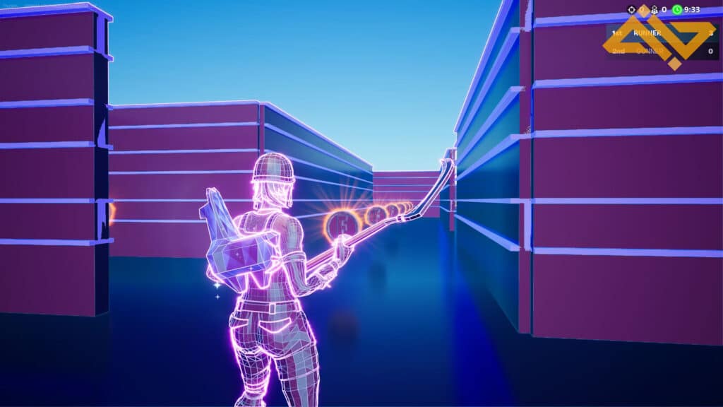 Retro Runners Map in Fortnite