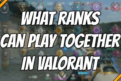 What Ranks Can Play Together VALORANT title card.