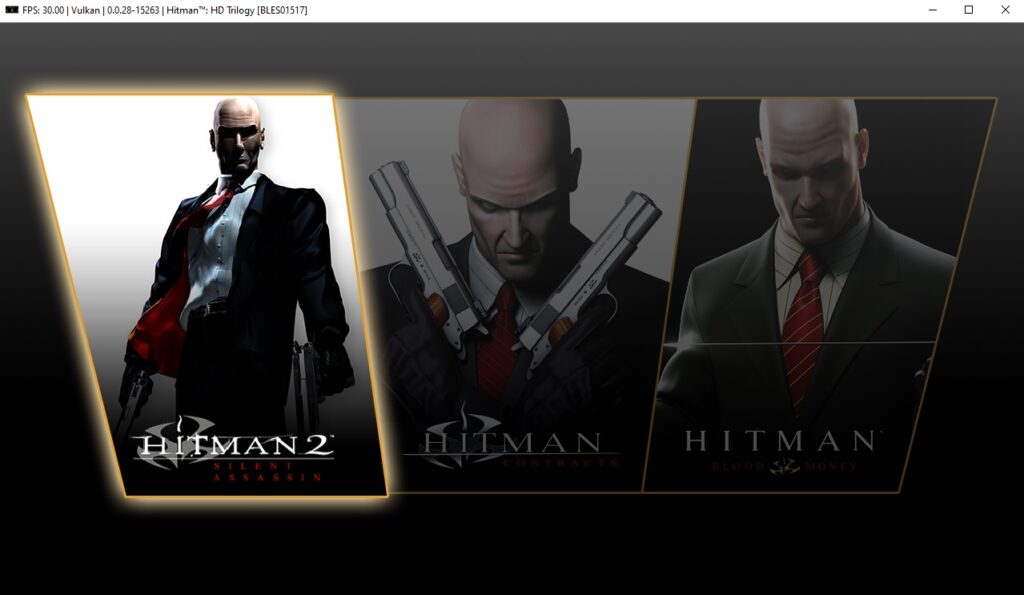 The Hitman HD Trilogy running on RPCS3.