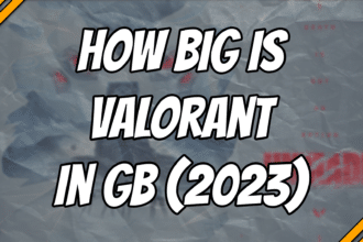 how big is Valorant in GB (2023) title card.