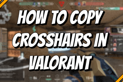 how to copy crosshairs in Valorant title card.