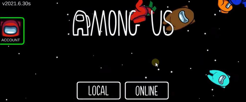 Among Us screen